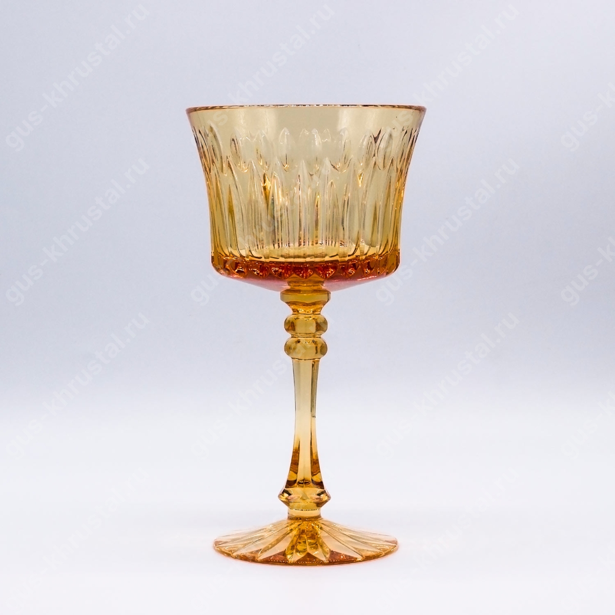 Набор Фужеров Хрустальный "Шведка" Янтарный